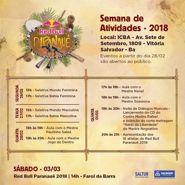 RED BULL PARANAUÊ 2018 Capoeira Eventos - Agenda Portal Capoeira 1