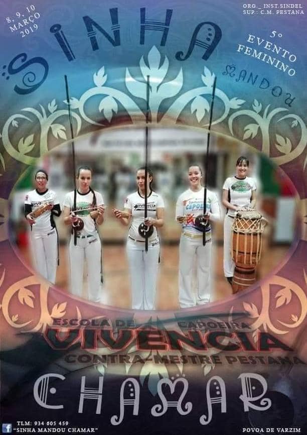 Póvoa do Varzim: Sinhá Mandou Chamar Capoeira Mulheres Eventos - Agenda Portal Capoeira